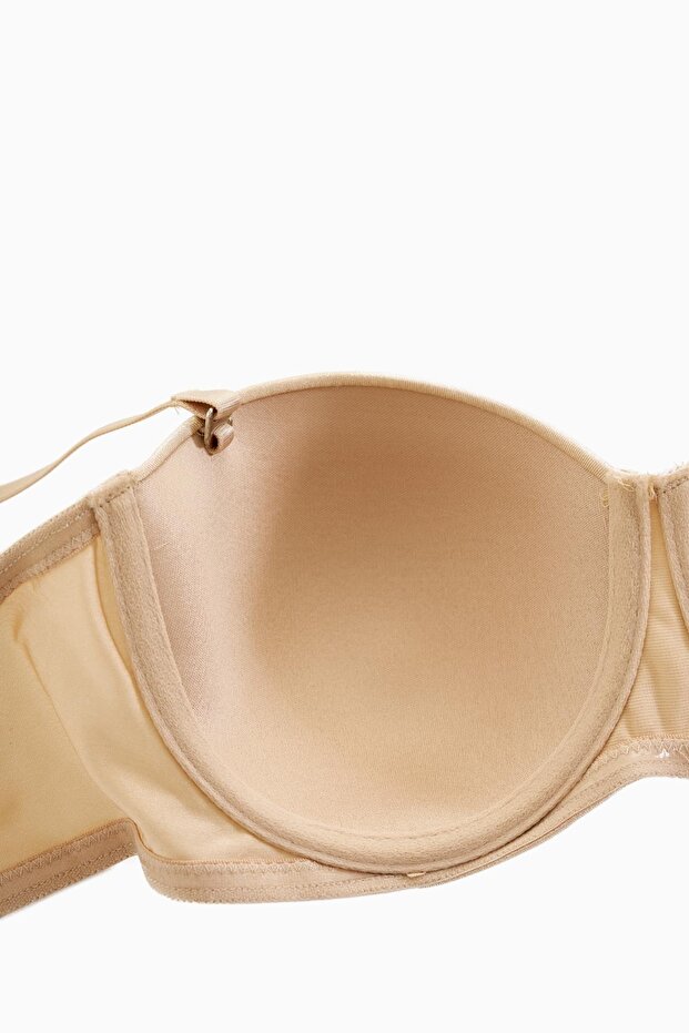 حمالة صدر أنكا بدون حمالات مع حزام قابل للإزالة - بدون دعم - أساسي - 2540 - لون البشرة - 5