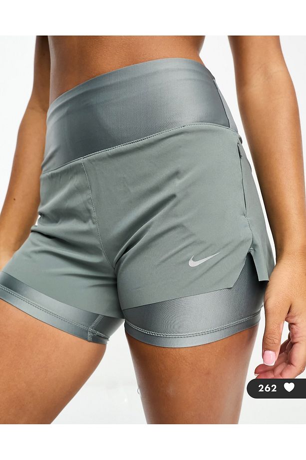 Dri-Fit Swift Mid-Rise 8cm (approx.) 2-in-1 Running Kadın Şort NDD SPORT - 1