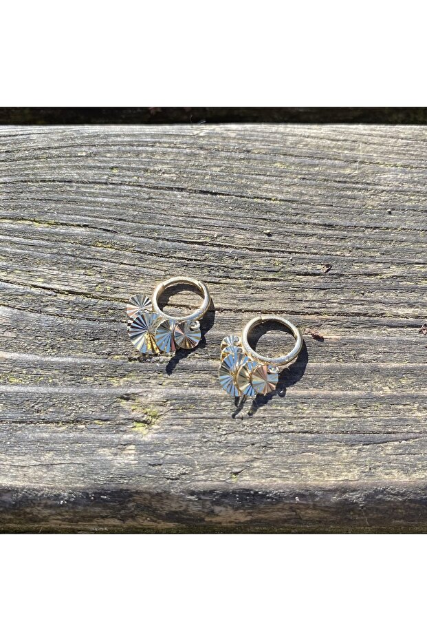 Pullu altın küpe - 2