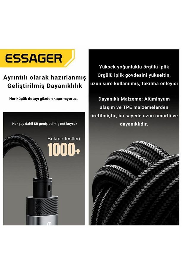 Type-c To 3.5mm Aux Dönüştürücü Type-c To 3.5mm Kulaklık Dönüştürücü Ses Dönüştürücü Kablo - 5