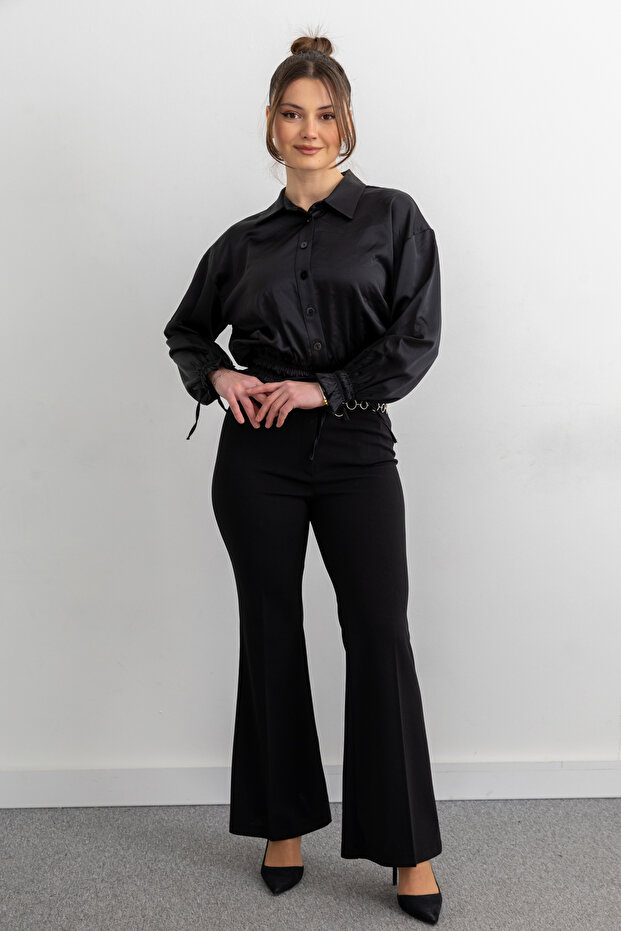 Women's Satin Shirt 1344