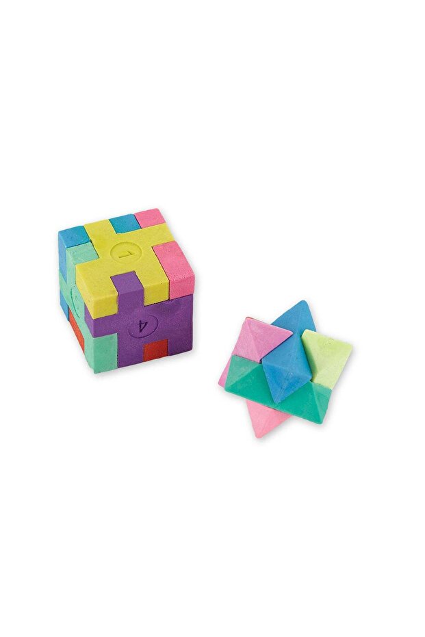 Puzzle Cube Eraser Favors 12pcs