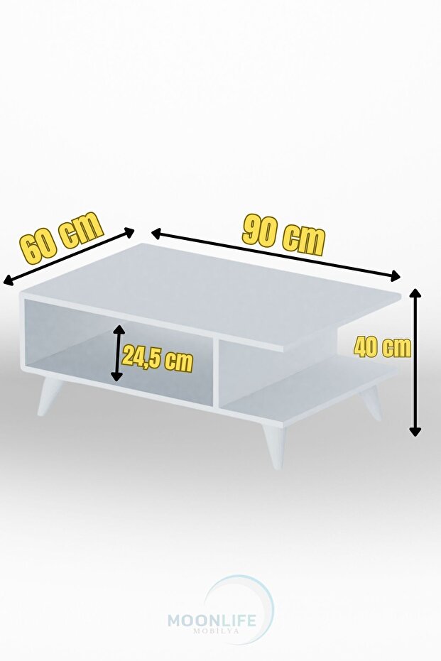 Manolya  Orta Sehpa Siyah - 5