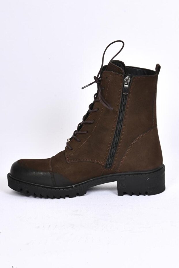 Z1364 Kadın Postal Deri Bot - 3