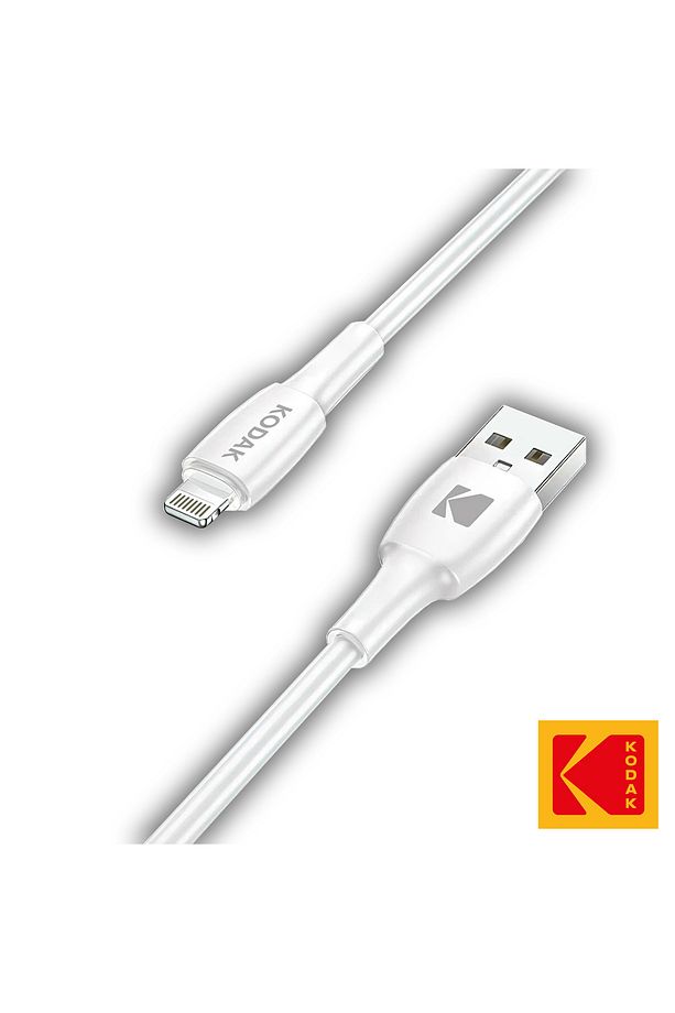 Android için iPhone Şarj Kablosu Kaliteli Esnek Beyaz Hızlı Şarj 1 Metre Usb Kablo - 3