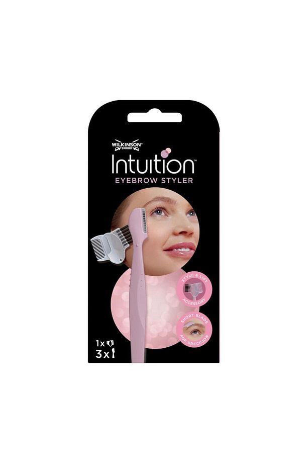 Intuition Kaş Şekillendirme Seti – 3 Kaş Usturası 1 Fırça & Tarak Aparatı - 1