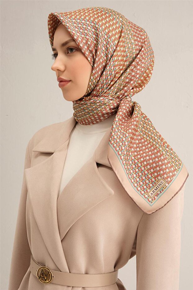 وشاح كلاسيكي منقوش سيفت حرير سورا 9319D 83