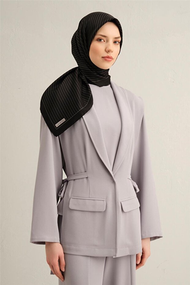 وشاح كلاسيكي منقوش ساف حرير سورا 9348D 34