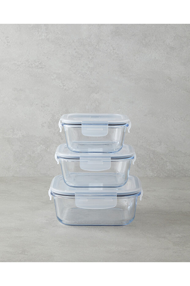 520 ml Transparent Arian Borosilicate Storage Container - 4