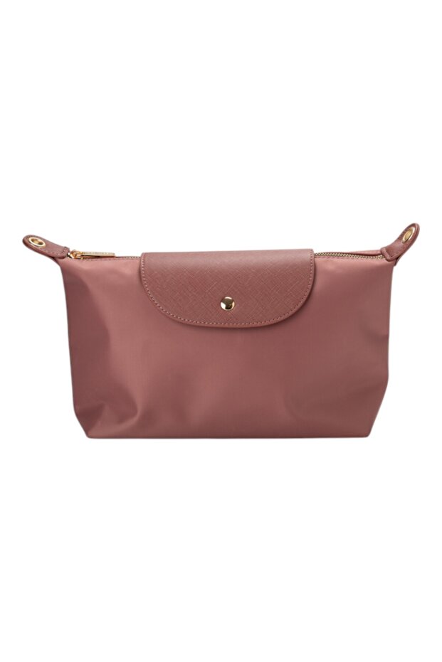 Textured Pouch Bag Pink
