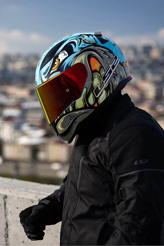 RAPID 2 NEO MAVİ-MOR KASK - 4