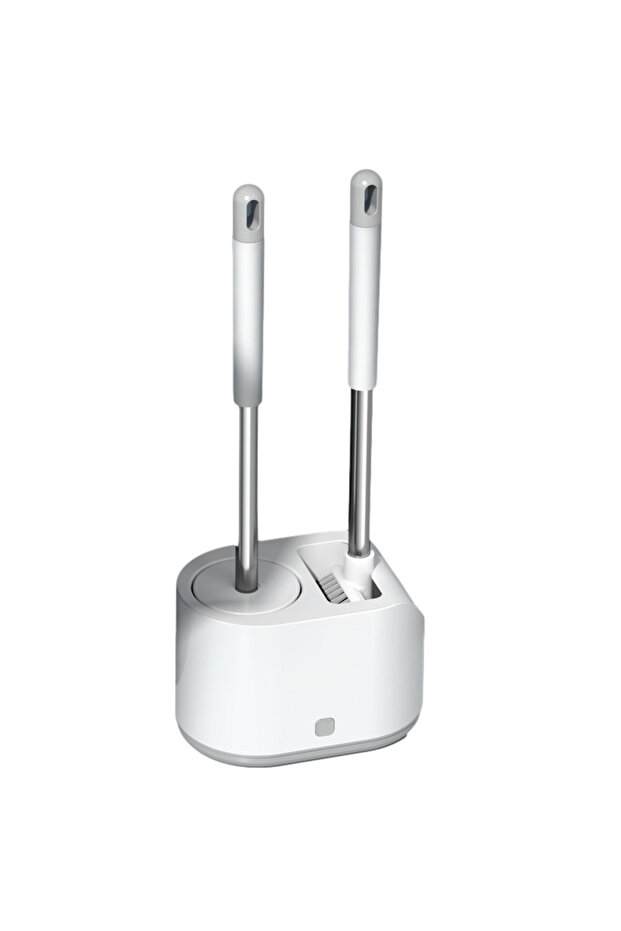 فرشاة تنظيف منزلية مثبتة على الحائط للحمام ذات الاستخدام المزدوج