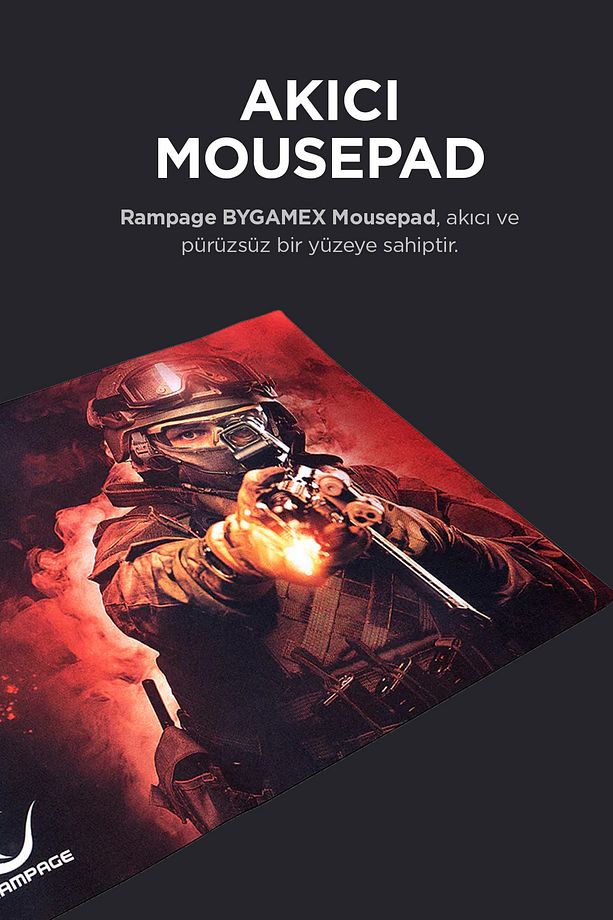 Smx-r63 Rgb Oyuncu Mouse & Bygamex 25x35cm Mousepad 2li Set - 5