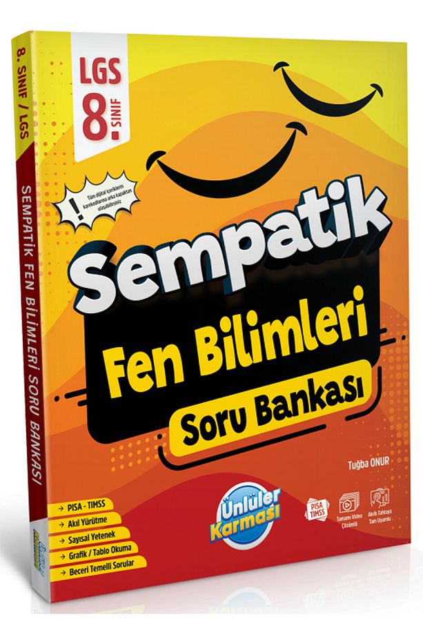 ÜNLÜLER KARMASI 8. SINIF SEMPATİK FEN BİLİMLERİ SORU BANKASI - 4