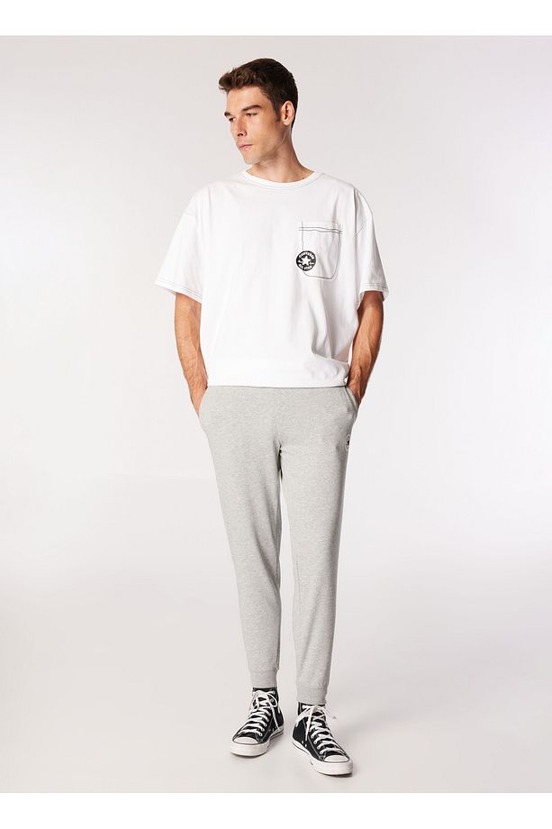 CORE CHUCK PATCH PANT FT VGH Gri Erkek Lastikli Paça Lastikli Bel Regular Fit Eşofman Altı - 1