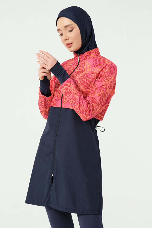 Μαγιό Crop Hijab με δάχτυλα - 2