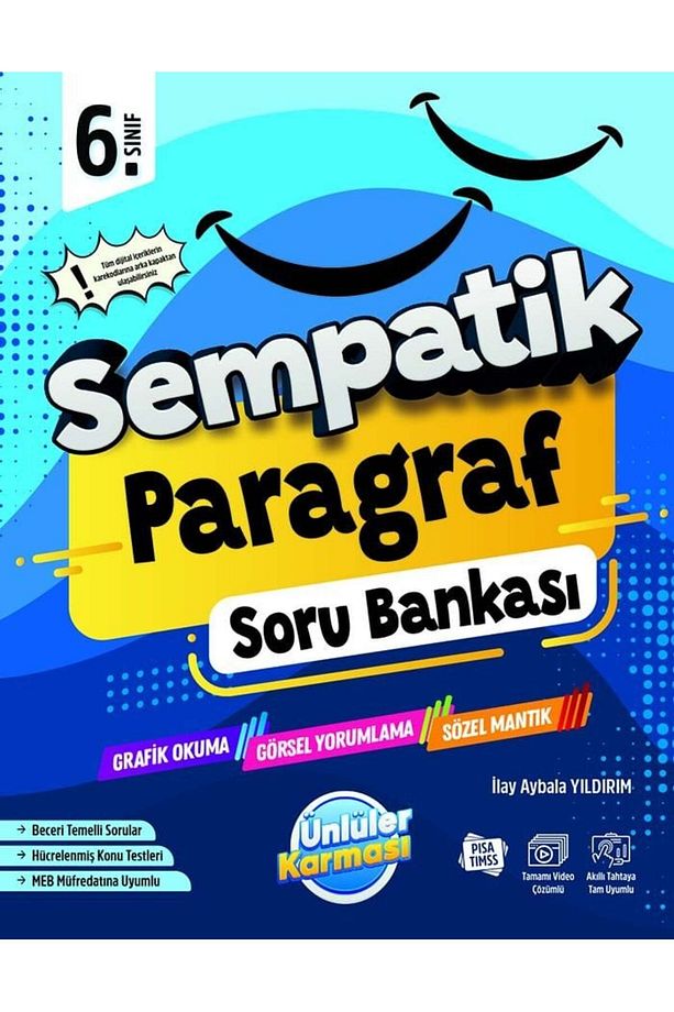 Ünlüler 6. Sınıf Paragraf Sempatik Soru Bankası Ünlüler Yayınları - 1