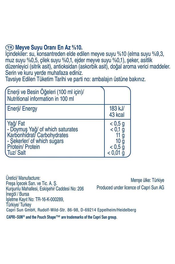 Capri-Sun Mystic Dragon Karışık Meyveli İçecek 20 x 200 ml - 3