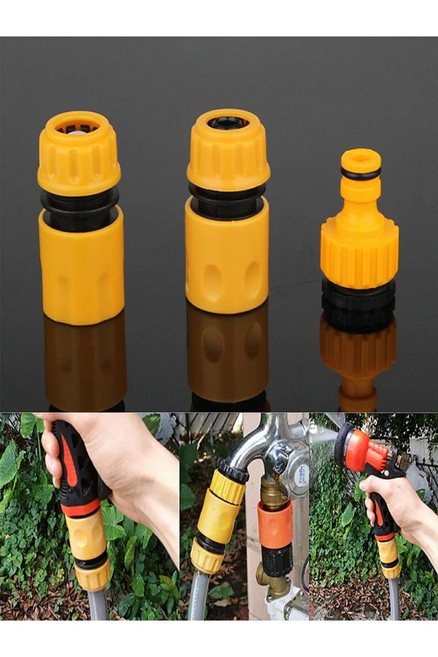 1/2" Hortum Musluk Bağlantı Adaptörü 2 Adet --- 1/2 - 3/4" Musluk Adaptörü - 2