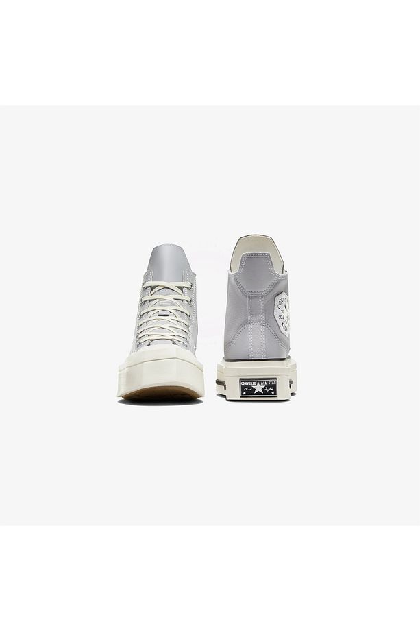 Chuck 70 De Luxe Squared Unisex Gri Platform Sneaker - 3