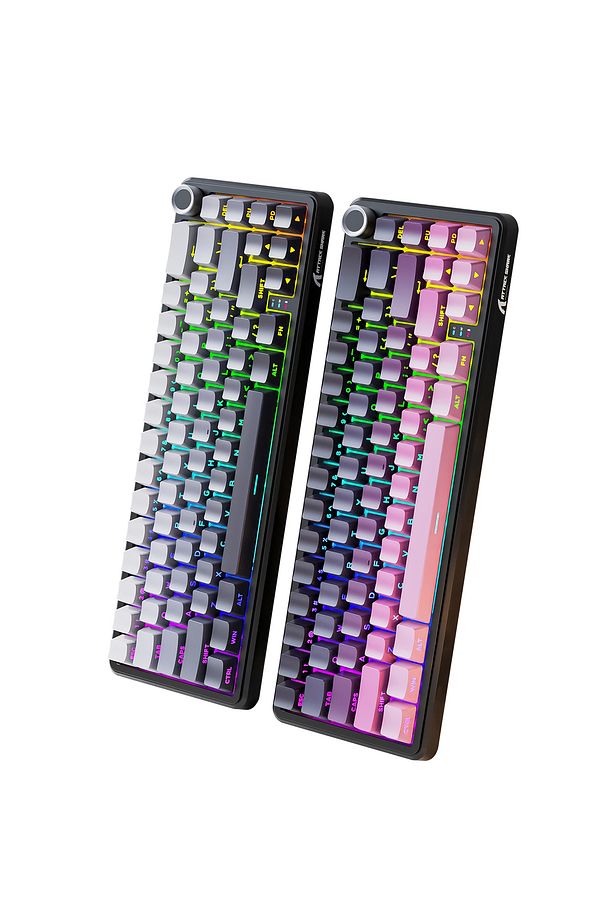 Attack Shark X66 Kablosuz Mekanik Klavye Side Printed PBT Keycaps - 4
