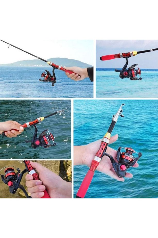 1.5m Lrf Spin Olta Kamış Seti Motorlu Misinalı Kullanıma Hazır - 3