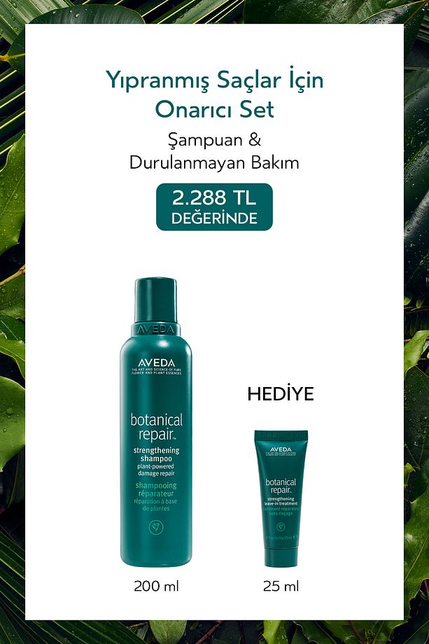Yıpranmış Saçlar için Onarıcı Set - Şampuan 200ml, Saç Kremi 25ml - 1