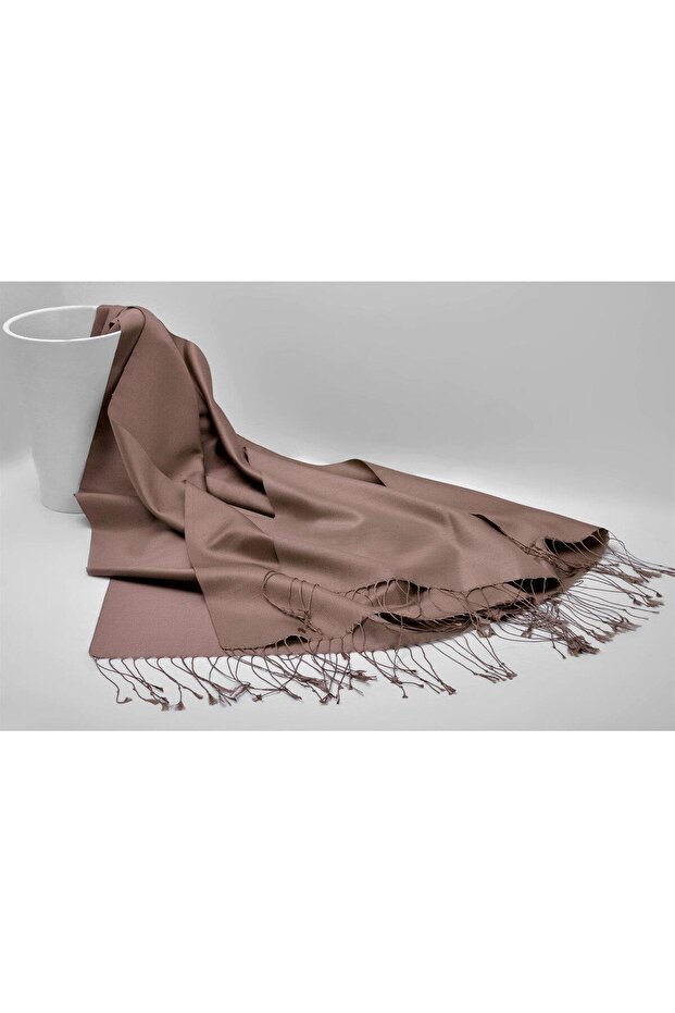 %100 Ipek Şal - Toprak - 2