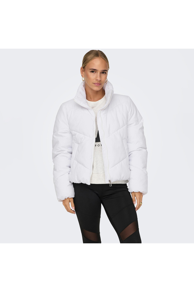 Maggi Solid Kadın Beyaz Mont (15304020-BW) - 1