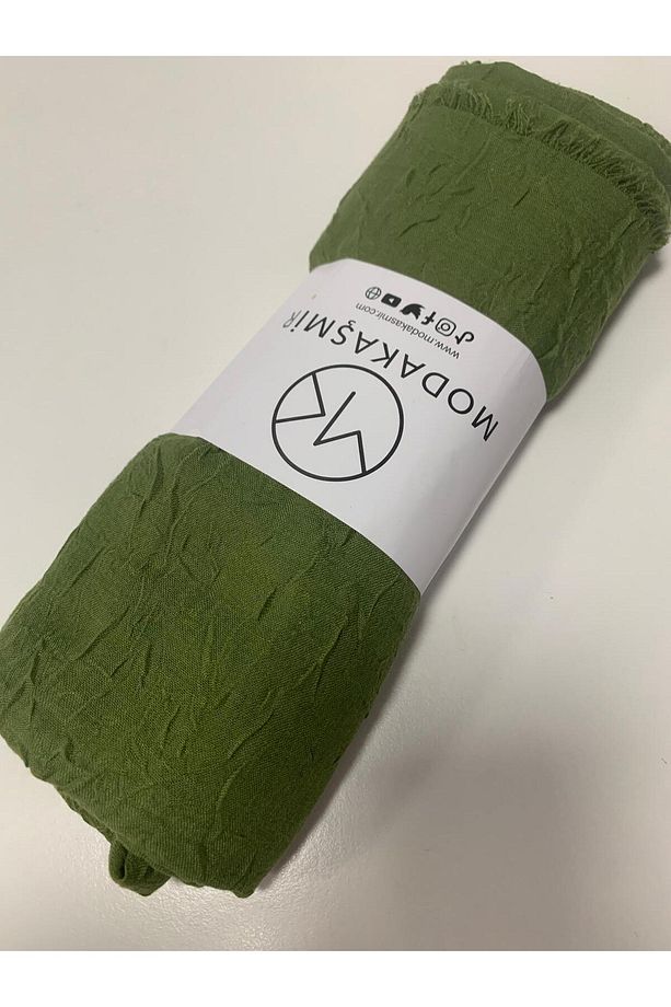 MODAKAŞMİR YEŞİL BAMBU ŞAL - 5