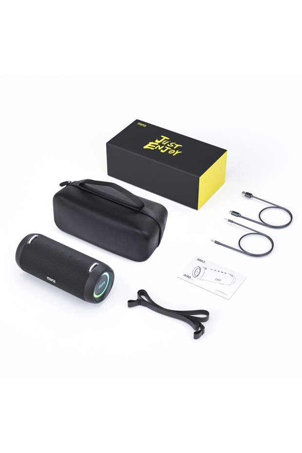 black mifa A90 Bluetooth Speaker 60W Output Power Bluetooth Speaker with Class D Amplifier Excellent - 1