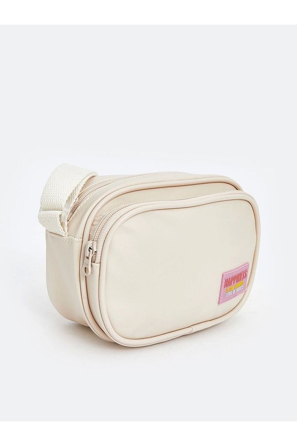 LCW ACCESSORIES BEJ Deri Görünümlü Kız Çocuk Omuz Çantası - 3
