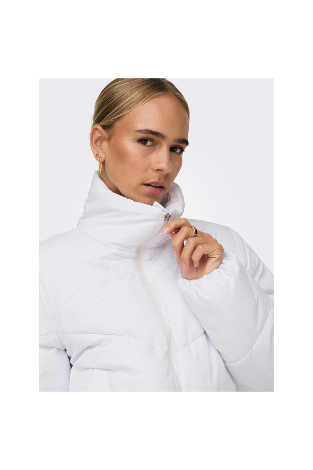 Maggi Solid Kadın Beyaz Mont (15304020-BW) - 3