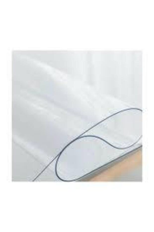 Glass Look Transparent 1.5 mm Thick PVC Tablecloth 80x120 cm