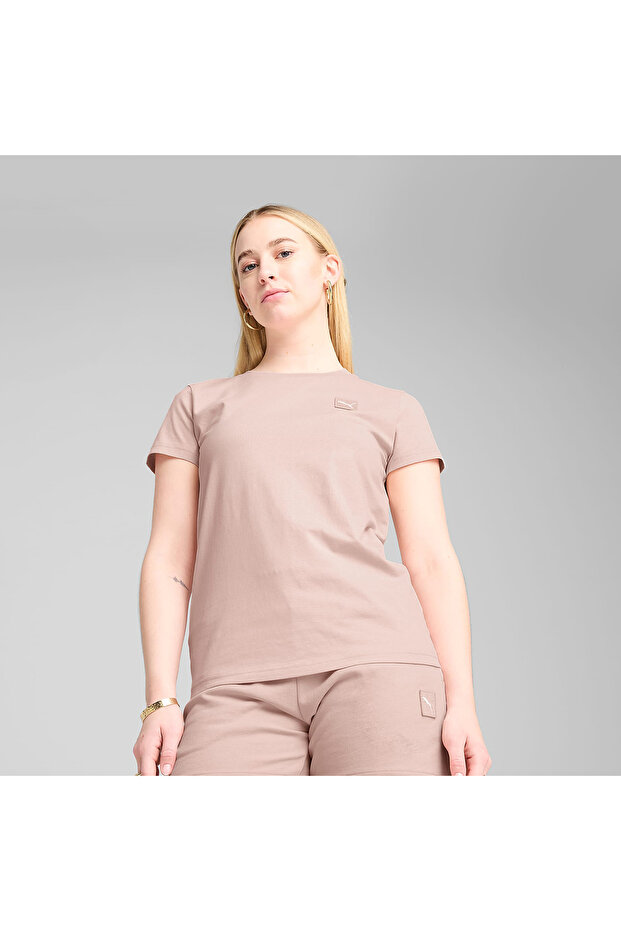 Essentials Elevated Kadın Bej Tişört (690894-91) - 1