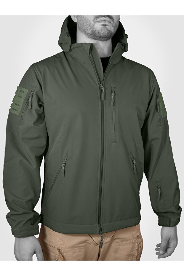 Coats Softshell Batur Khaki Waterproof Taktic Outdoor Tactical Rainproof Protection