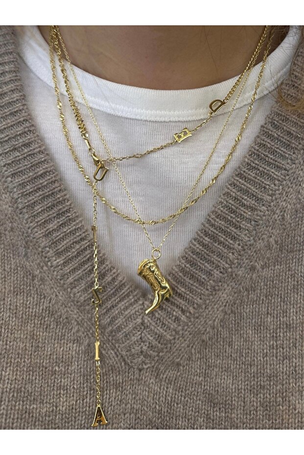 Kovboy Çizme Kolye - 2