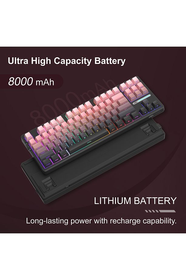 Magegee Light87 Hot-swappable Kablosuz Win/mac Uyumlu Custom Klavye Hall Effect - 3