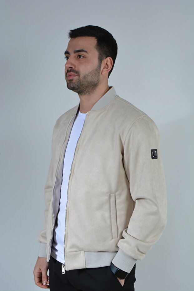 SÜET BOMBER CEKET - 2