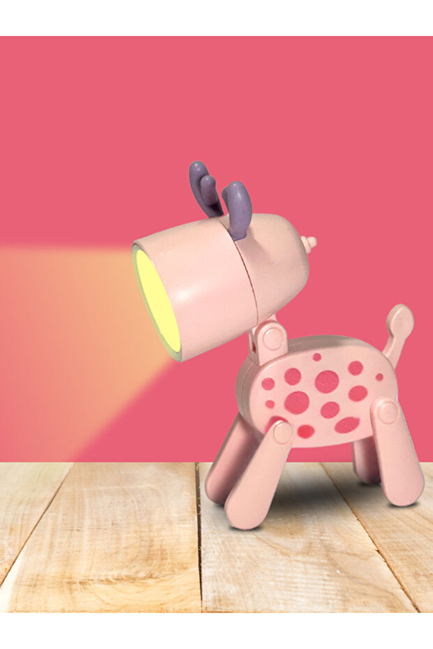 Sevimli Geyik Mini Gece Lambası (Pilli) - 1