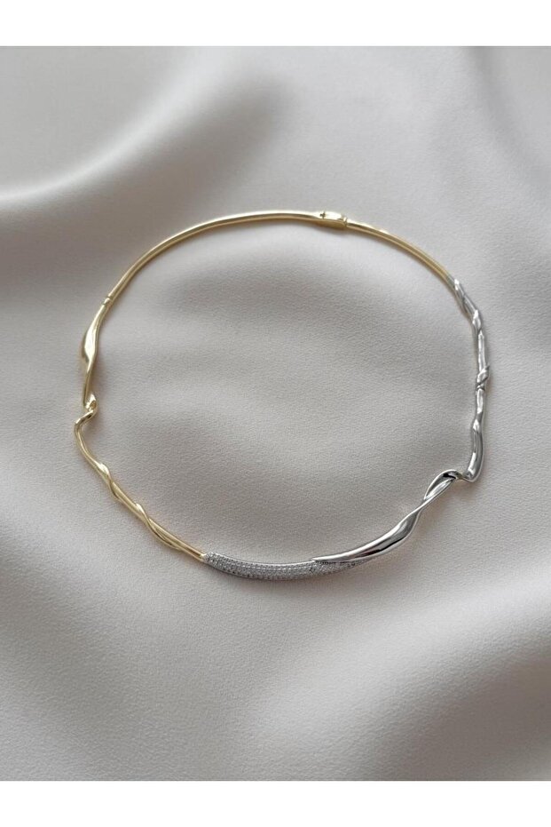 Dalgalı Modern Kolye-VIP - 3