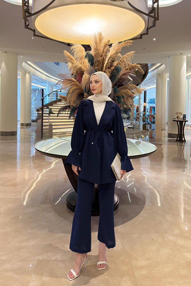 Kolu Piliseli Krep Takım - Saks - 4