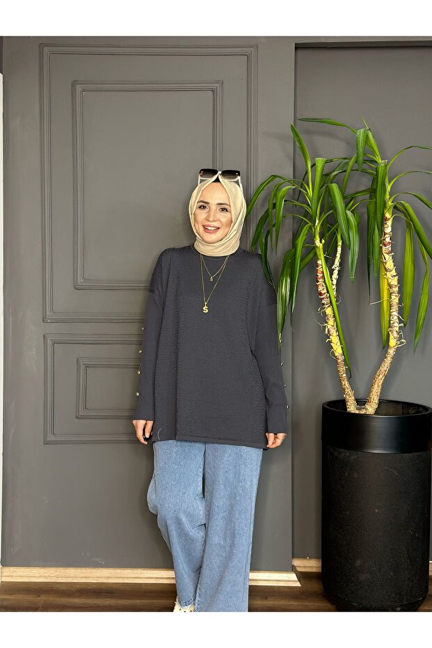 BÜRÜMCÜK GÖRÜNÜM MERSERİZE GRİ - 1