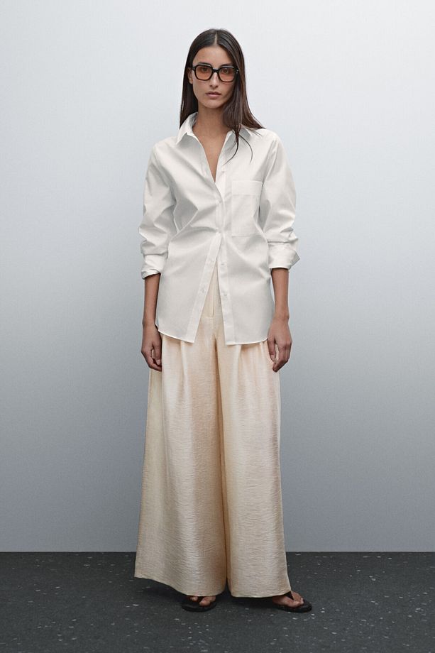 Fluid tweezers trousers with wool - 5