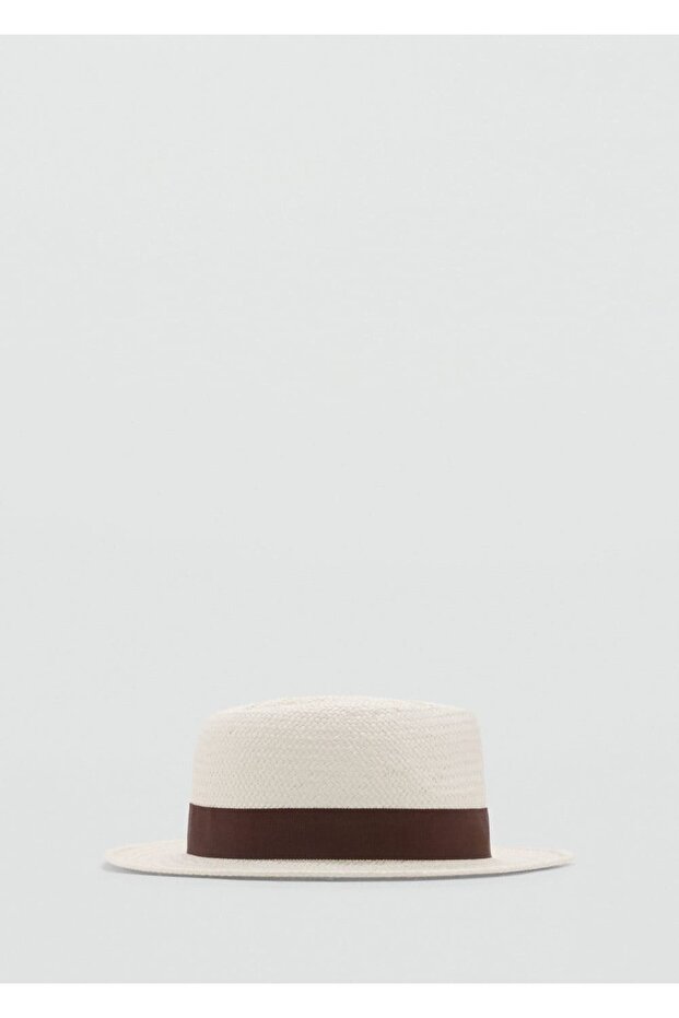 Doğal lifli fiyonklu şapka - 2