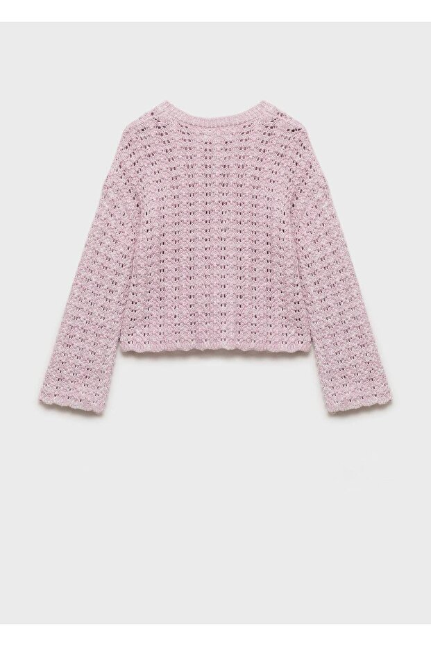 Ajur örgü kazak - 4