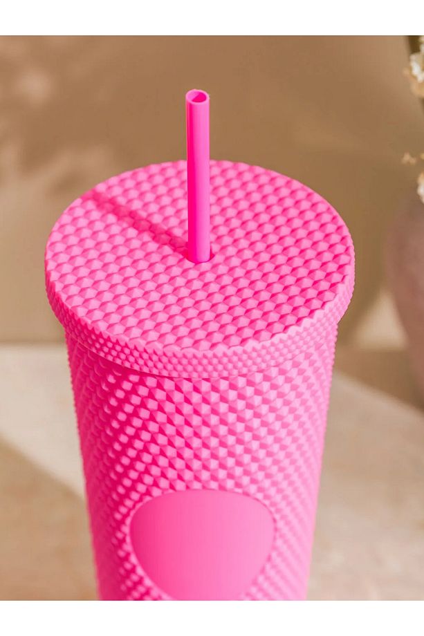 LCW ACCESSORIES Baskılı Pipetli Bardak - 3
