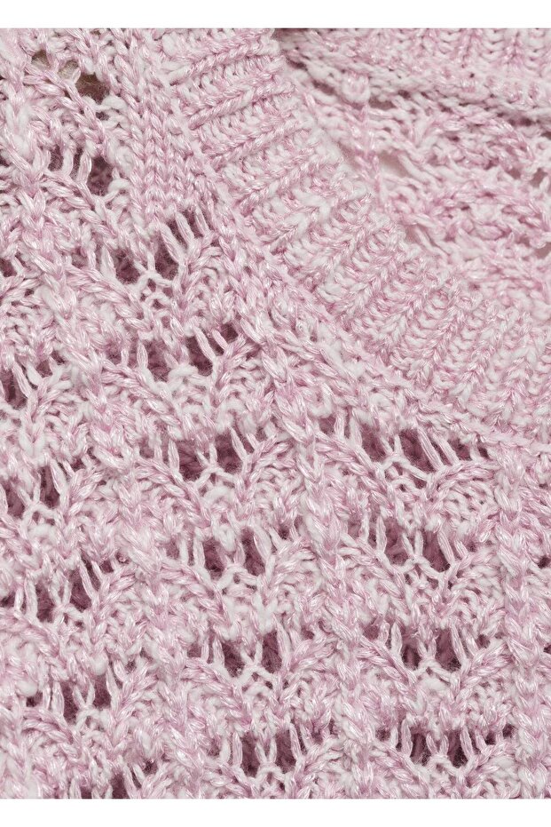 Ajur örgü kazak - 6