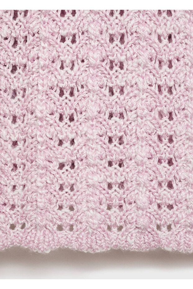 Ajur örgü kazak - 7