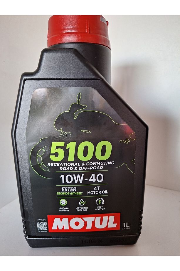 2024 Üretim 5100 10w40 4t Motosiklet Yağı - 1 Lt - 1